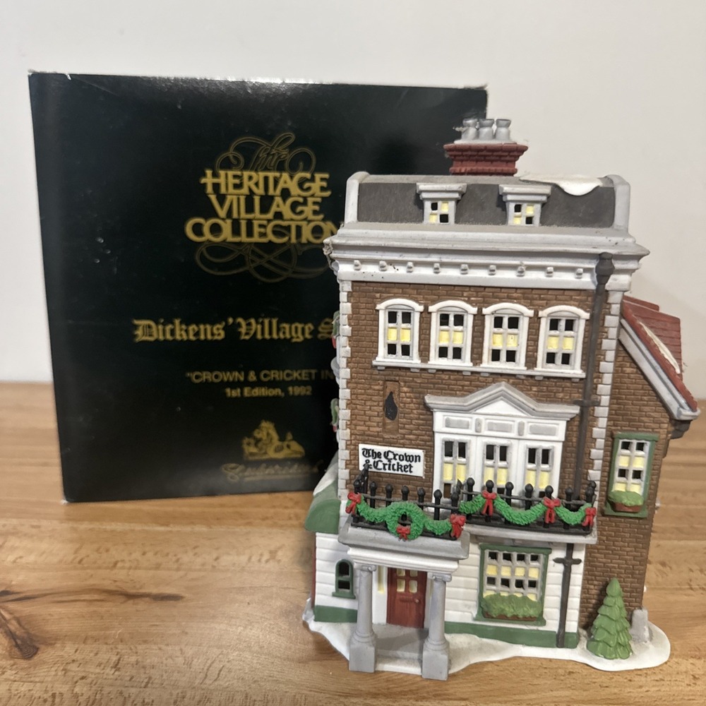 Department 56 Crown & Cricket Inn Dickens' Village Lighted 57509